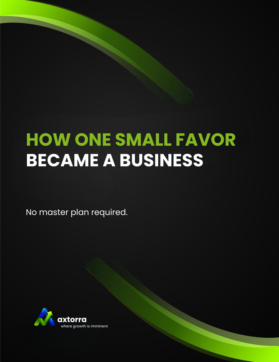 How One Small Favor Became a Business
